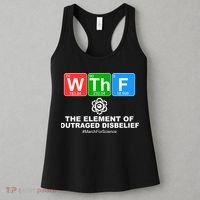 WTHF WTF The Element of Outraged Disbelief March For Science Women's Tank Top thumb 3