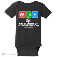 WTHF WTF The Element of Outraged Disbelief March For Science Baby Bodysuit thumb 0