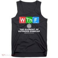 WTHF WTF The Element of Outraged Disbelief March For Science Tank Top thumb 0