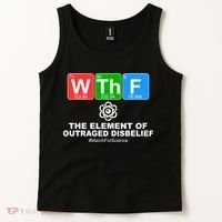 WTHF WTF The Element of Outraged Disbelief March For Science Tank Top thumb 2