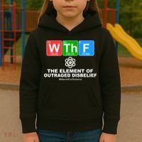 WTHF WTF The Element of Outraged Disbelief March For Science Kids Hoodie thumb 3