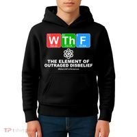 WTHF WTF The Element of Outraged Disbelief March For Science Kids Hoodie thumb 4