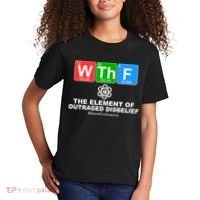 WTHF WTF The Element of Outraged Disbelief March For Science Kids T-Shirt thumb 2