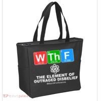WTHF WTF The Element of Outraged Disbelief March For Science Tote Bag thumb 2