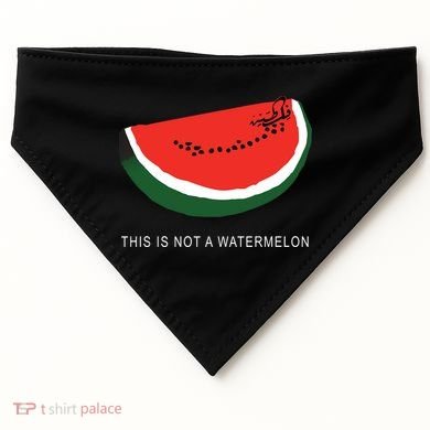 Watermelon This Is Not A Watermelon Palestine Collection USA-Made Doggie Bandana