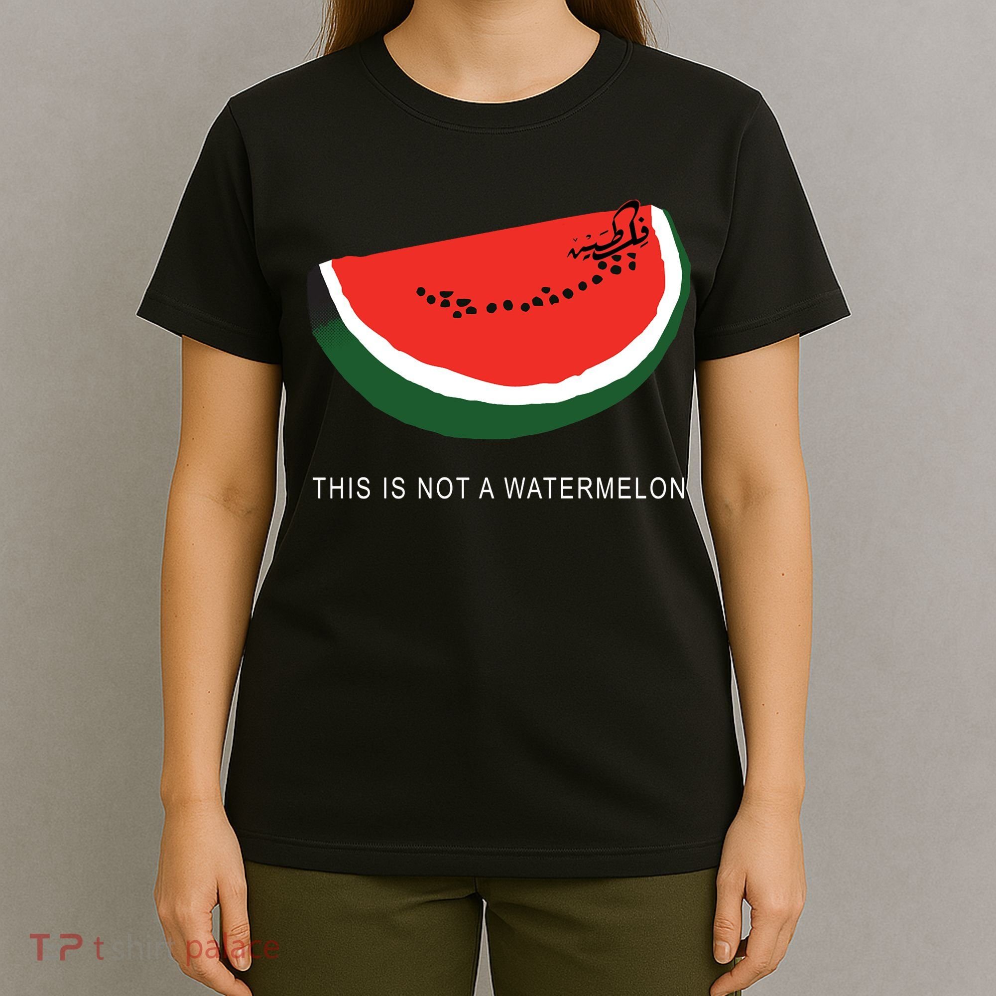 Watermelon This Is Not A Watermelon Palestine Collection T-Shirt