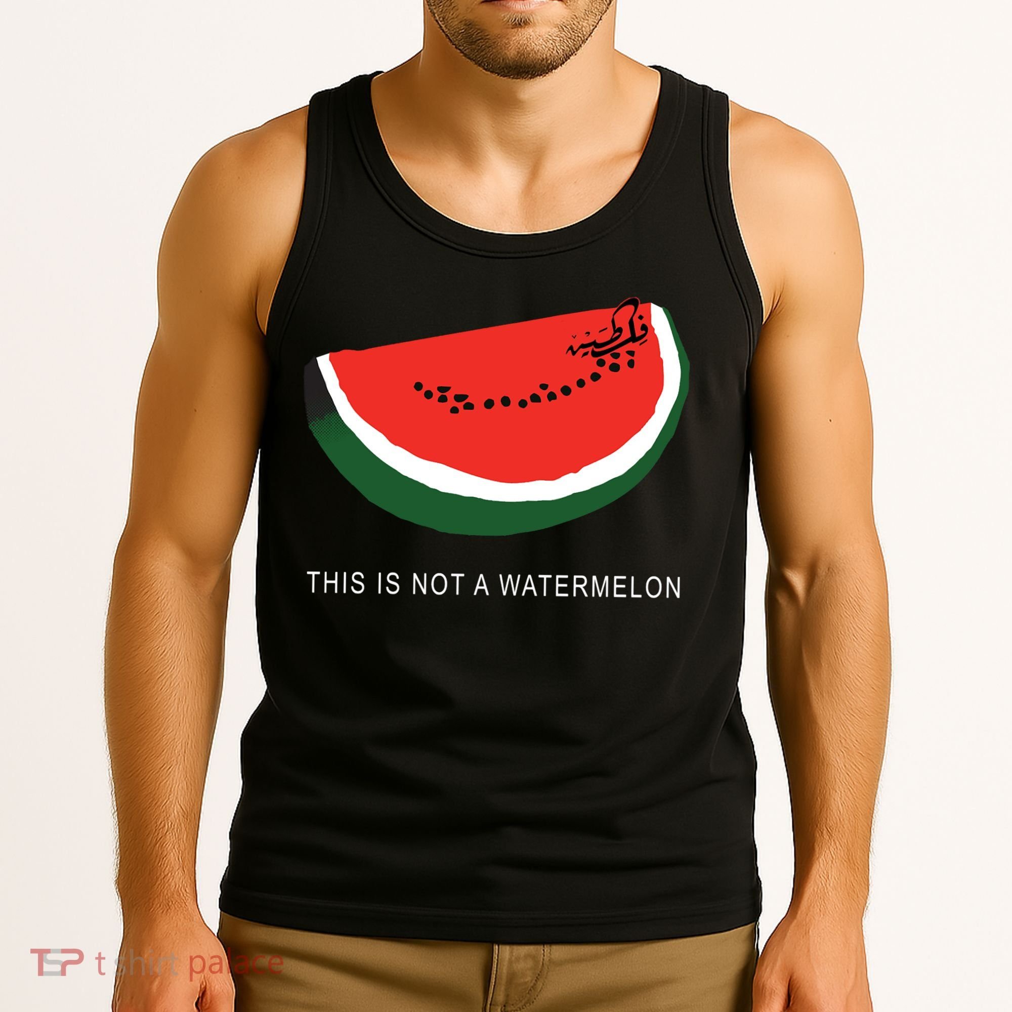 Watermelon This Is Not A Watermelon Palestine Collection Tank Top