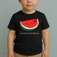 Watermelon This Is Not A Watermelon Palestine Collection Toddler T-Shirt thumb 2