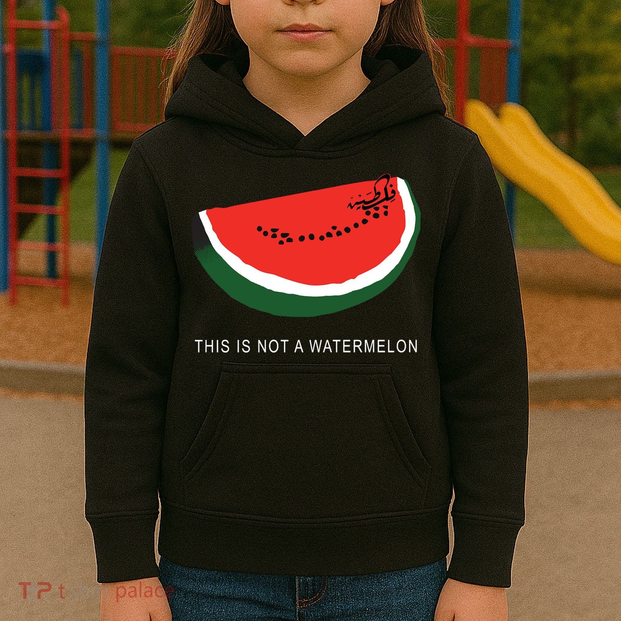 Watermelon This Is Not A Watermelon Palestine Collection Kids Hoodie