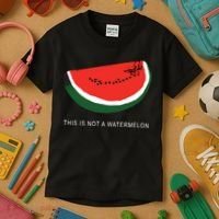 Watermelon This Is Not A Watermelon Palestine Collection Kids T-Shirt thumb 3