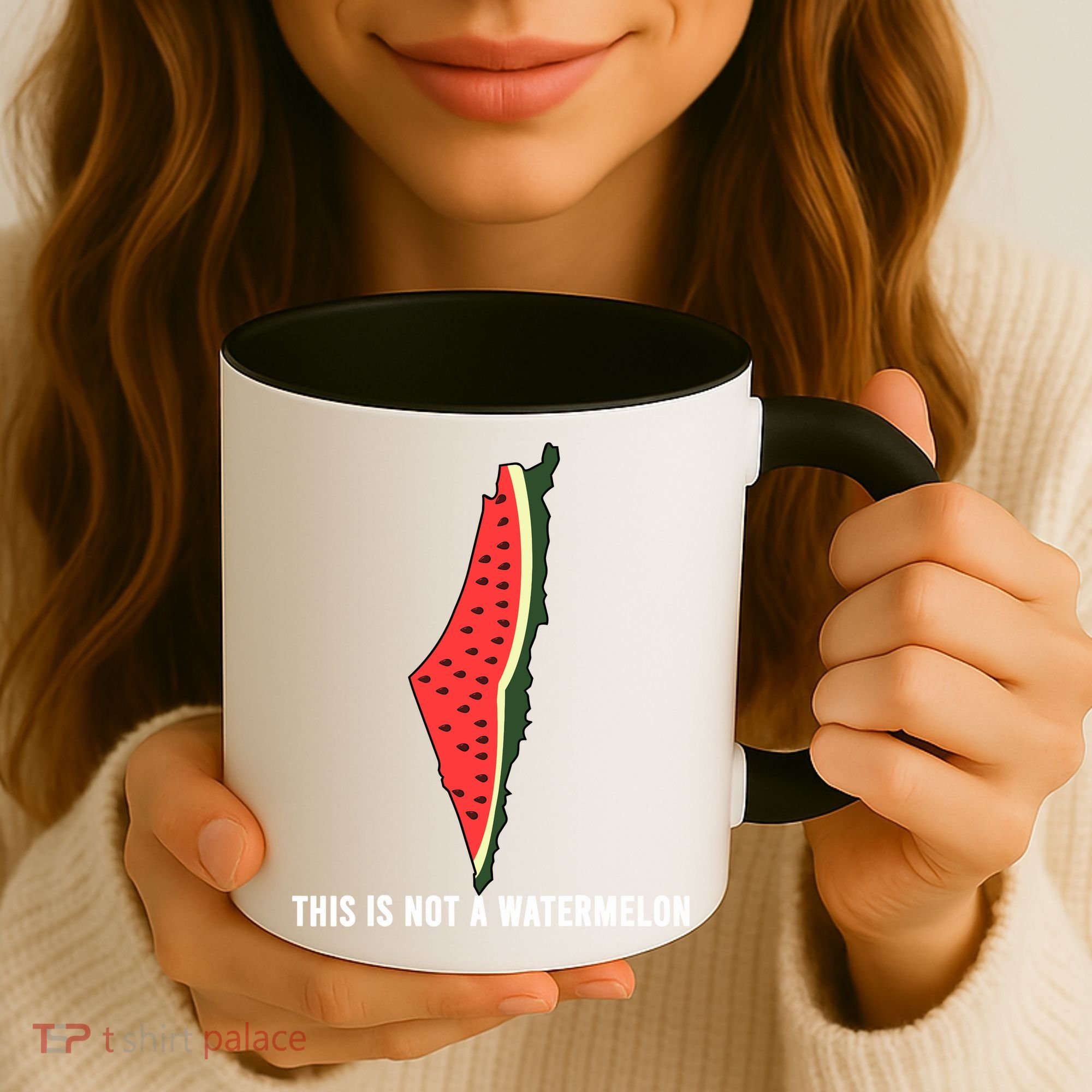 Watermelon This Is Not A Watermelon Palestine Collection Coffee Mug