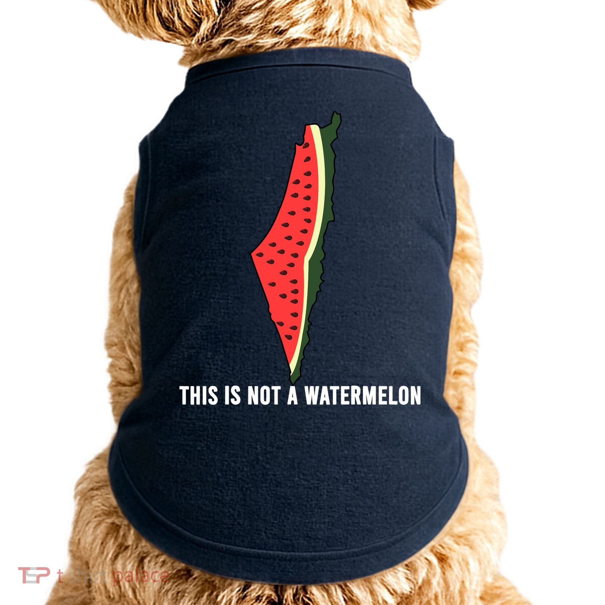 Watermelon This Is Not A Watermelon Palestine Collection Doggie Tank