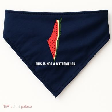 Watermelon This Is Not A Watermelon Palestine Collection USA-Made Doggie Bandana