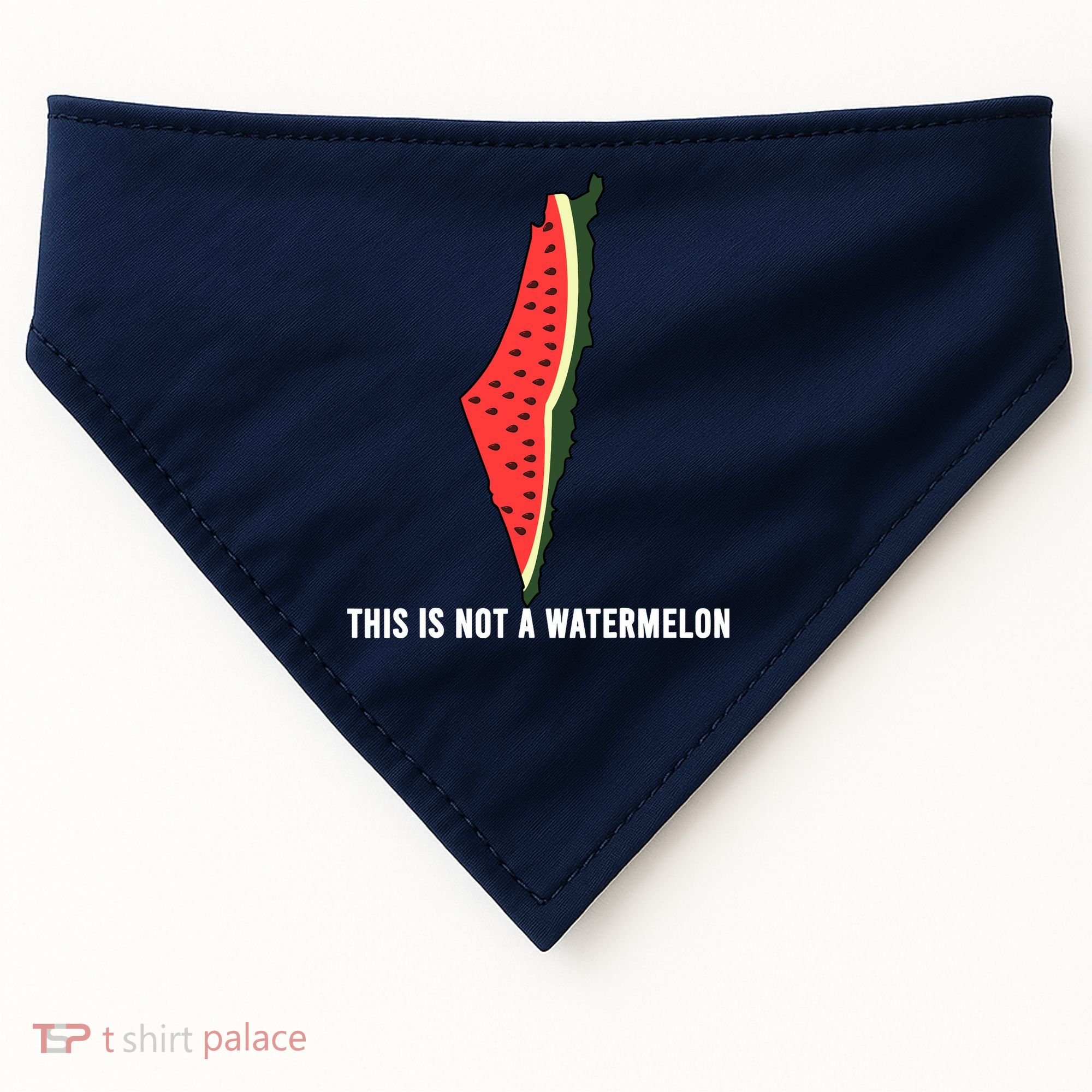 Watermelon This Is Not A Watermelon Palestine Collection USA-Made Doggie Bandana