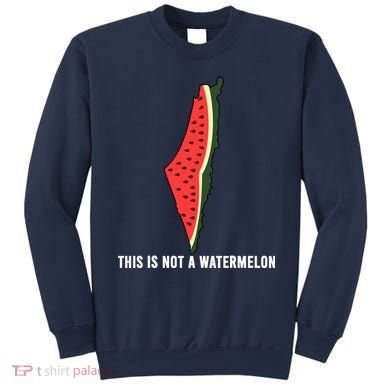 Watermelon This Is Not A Watermelon Palestine Collection Sweatshirt