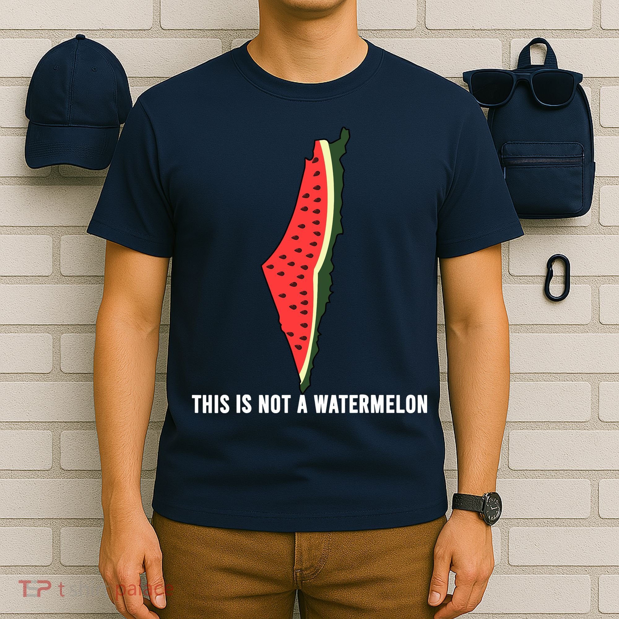 Watermelon This Is Not A Watermelon Palestine Collection T-Shirt