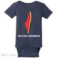 Watermelon This Is Not A Watermelon Palestine Collection Baby Bodysuit thumb 0