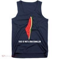Watermelon This Is Not A Watermelon Palestine Collection Tank Top thumb 0