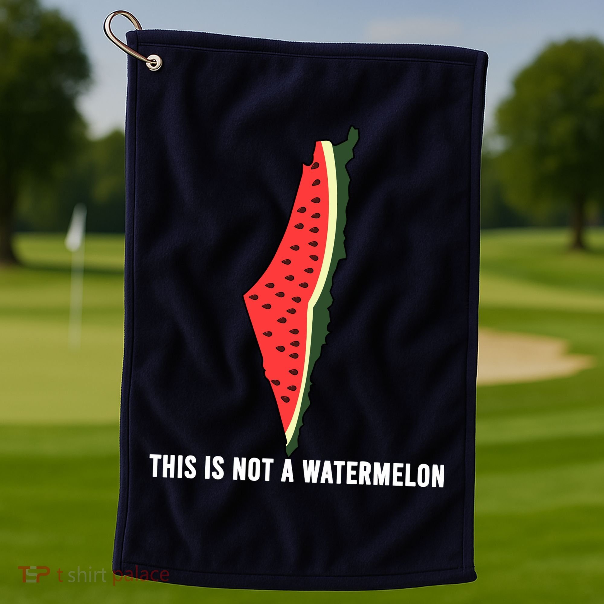 Watermelon This Is Not A Watermelon Palestine Collection Golf Towel