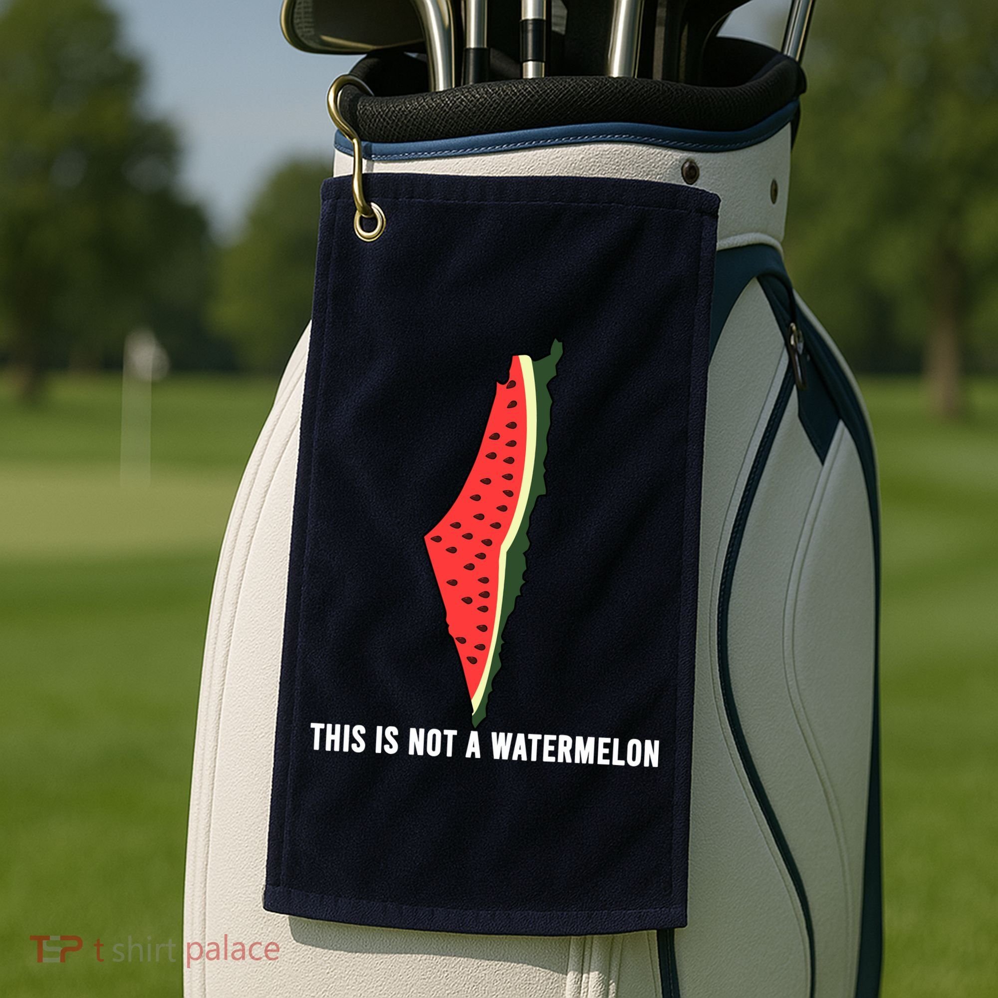 Watermelon This Is Not A Watermelon Palestine Collection Golf Towel