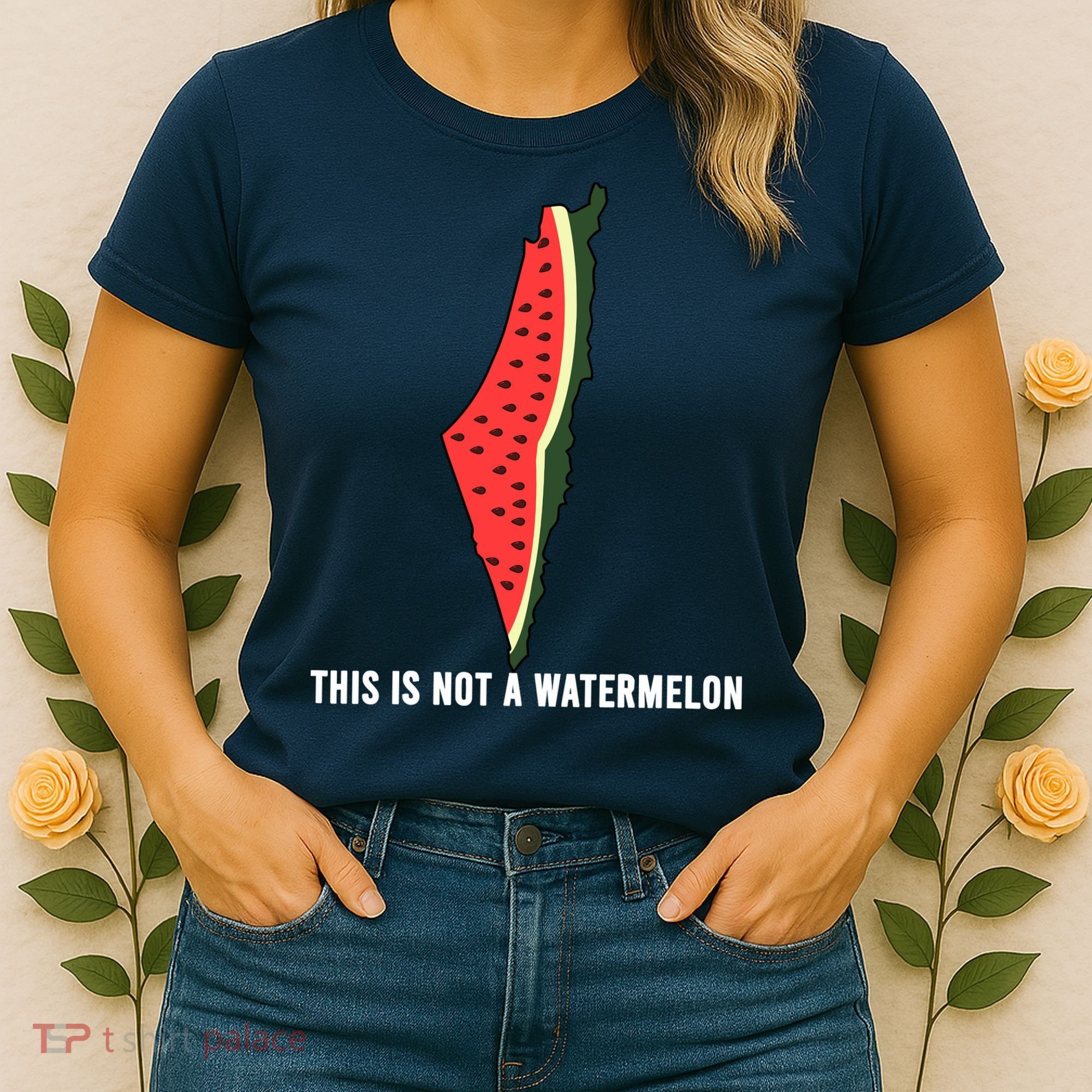 Watermelon This Is Not A Watermelon Palestine Collection Women's T-Shirt