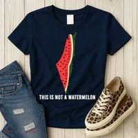 Watermelon This Is Not A Watermelon Palestine Collection Women's T-Shirt thumb 3