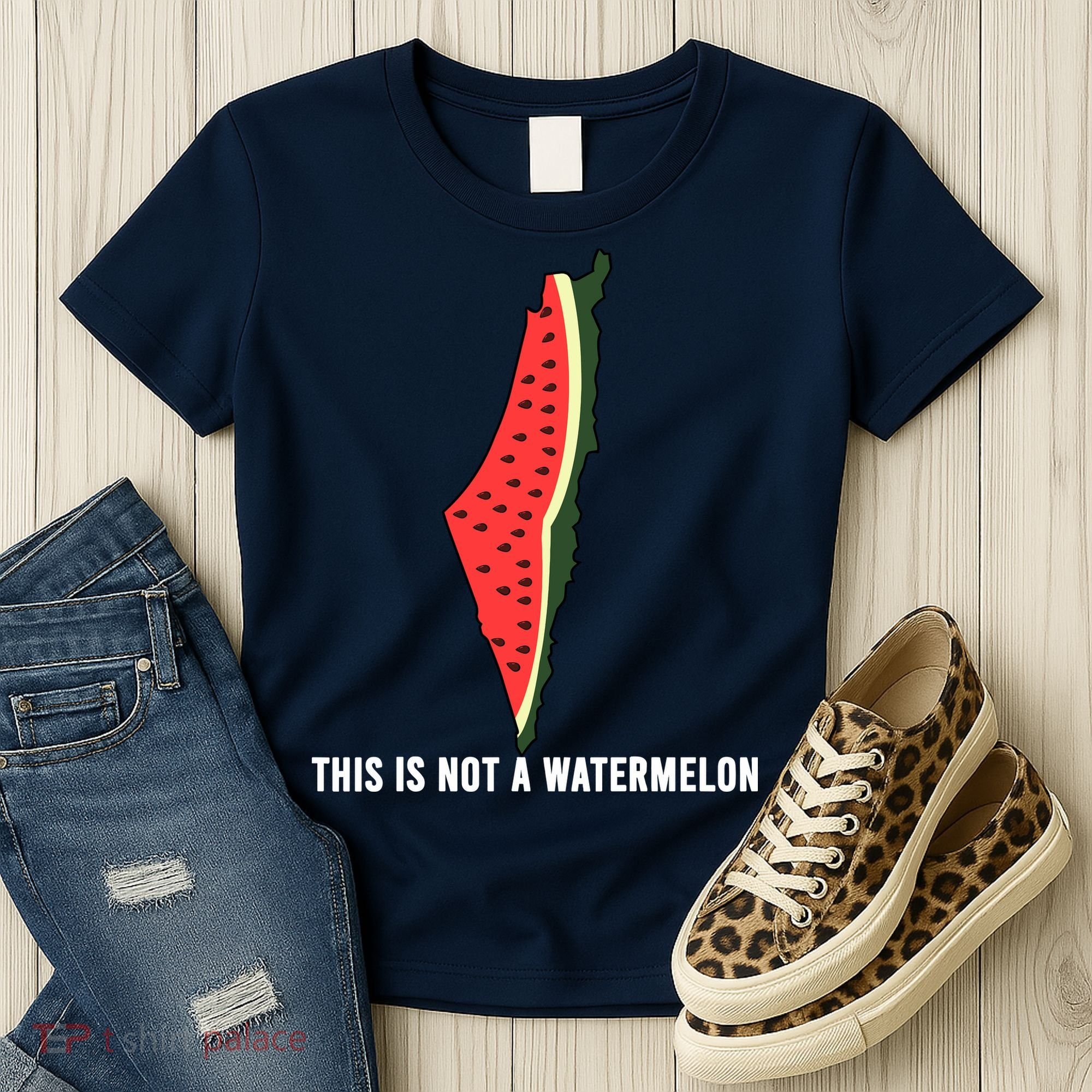 Watermelon This Is Not A Watermelon Palestine Collection Women's T-Shirt