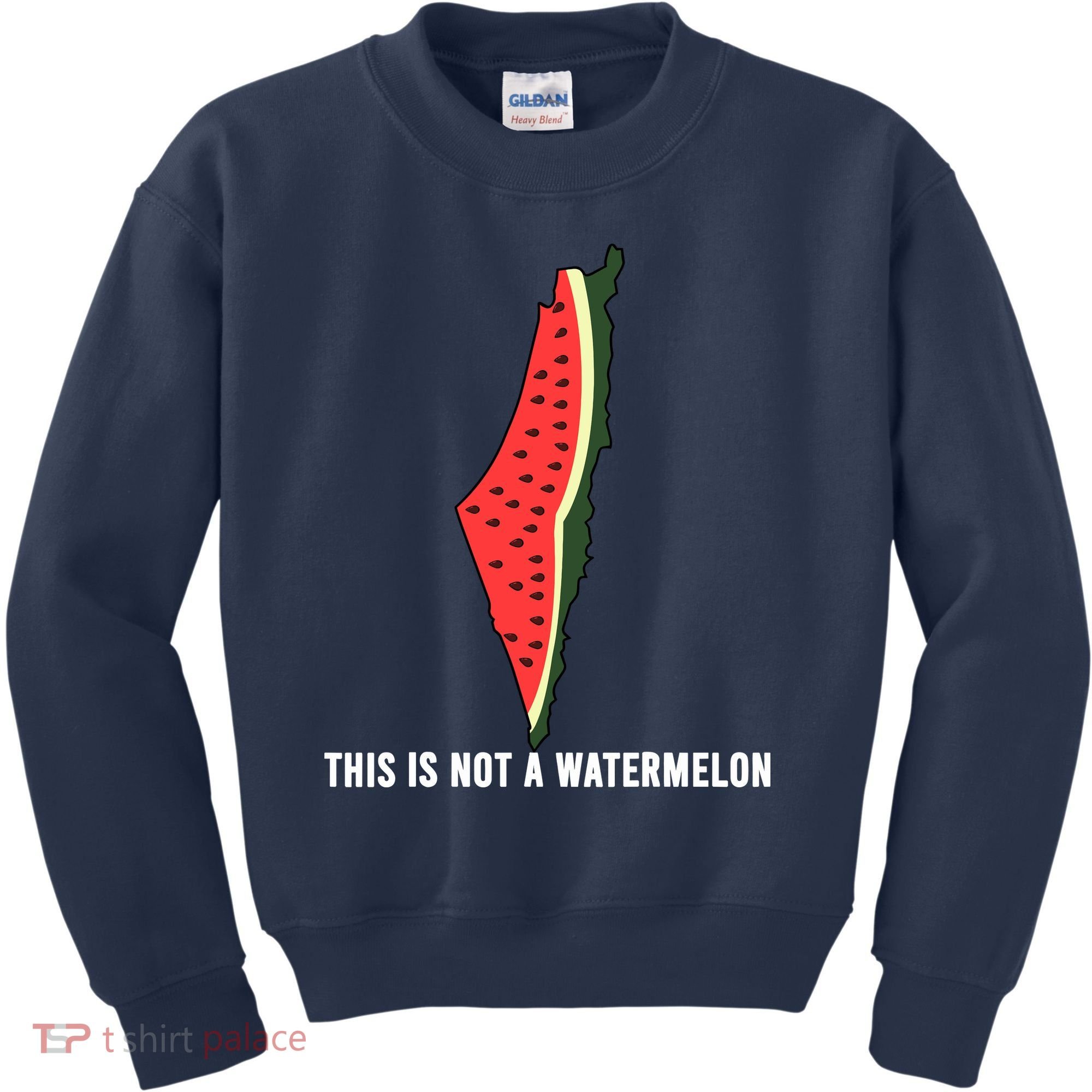 Watermelon This Is Not A Watermelon Palestine Collection Kids Sweatshirt