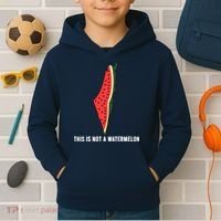 Watermelon This Is Not A Watermelon Palestine Collection Kids Hoodie thumb 2