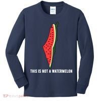 Watermelon This Is Not A Watermelon Palestine Collection Kids Long Sleeve Shirt thumb 0