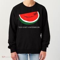 Watermelon This Is Not A Watermelon Palestine Collection Women's Sweatshirt thumb 0