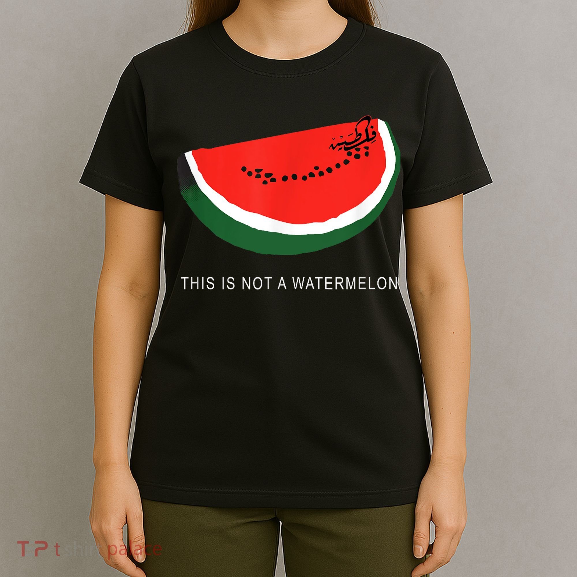 Watermelon This Is Not A Watermelon Palestine Collection T-Shirt