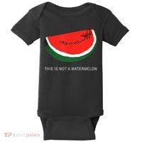 Watermelon This Is Not A Watermelon Palestine Collection Baby Bodysuit thumb 0