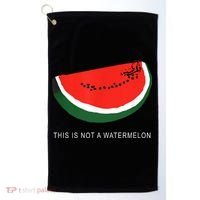 Watermelon This Is Not A Watermelon Palestine Collection Golf Towel thumb 0