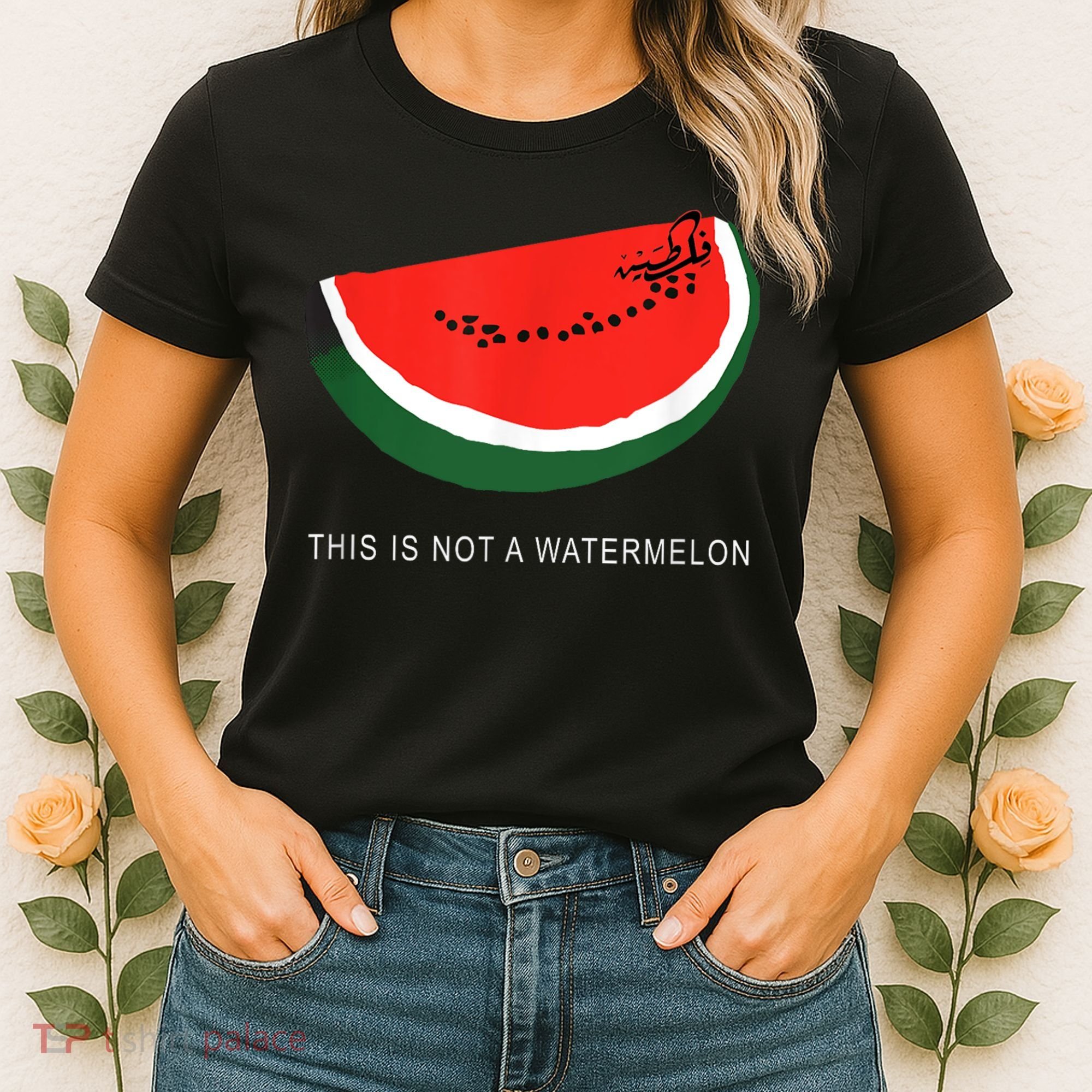 Watermelon This Is Not A Watermelon Palestine Collection Women's T-Shirt
