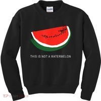 Watermelon This Is Not A Watermelon Palestine Collection Kids Sweatshirt thumb 0