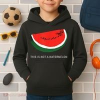 Watermelon This Is Not A Watermelon Palestine Collection Kids Hoodie thumb 2