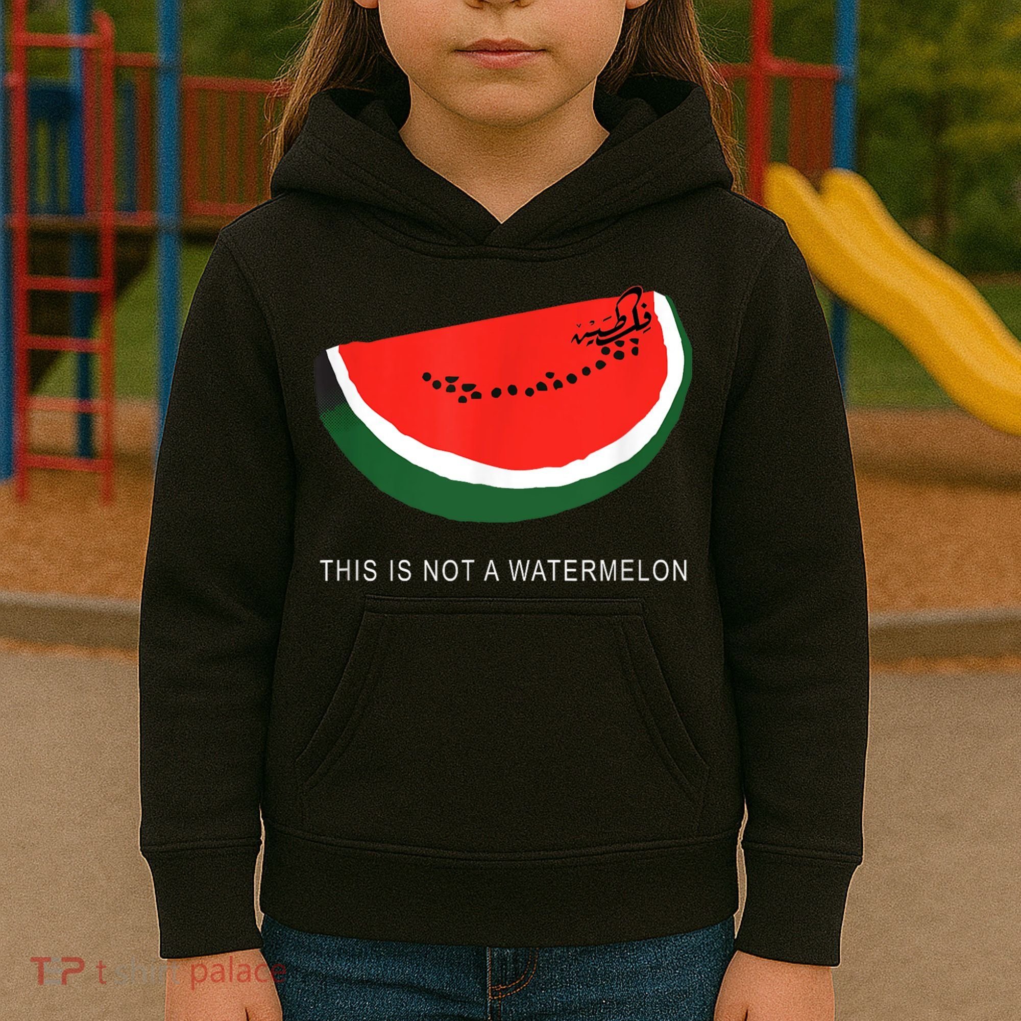 Watermelon This Is Not A Watermelon Palestine Collection Kids Hoodie