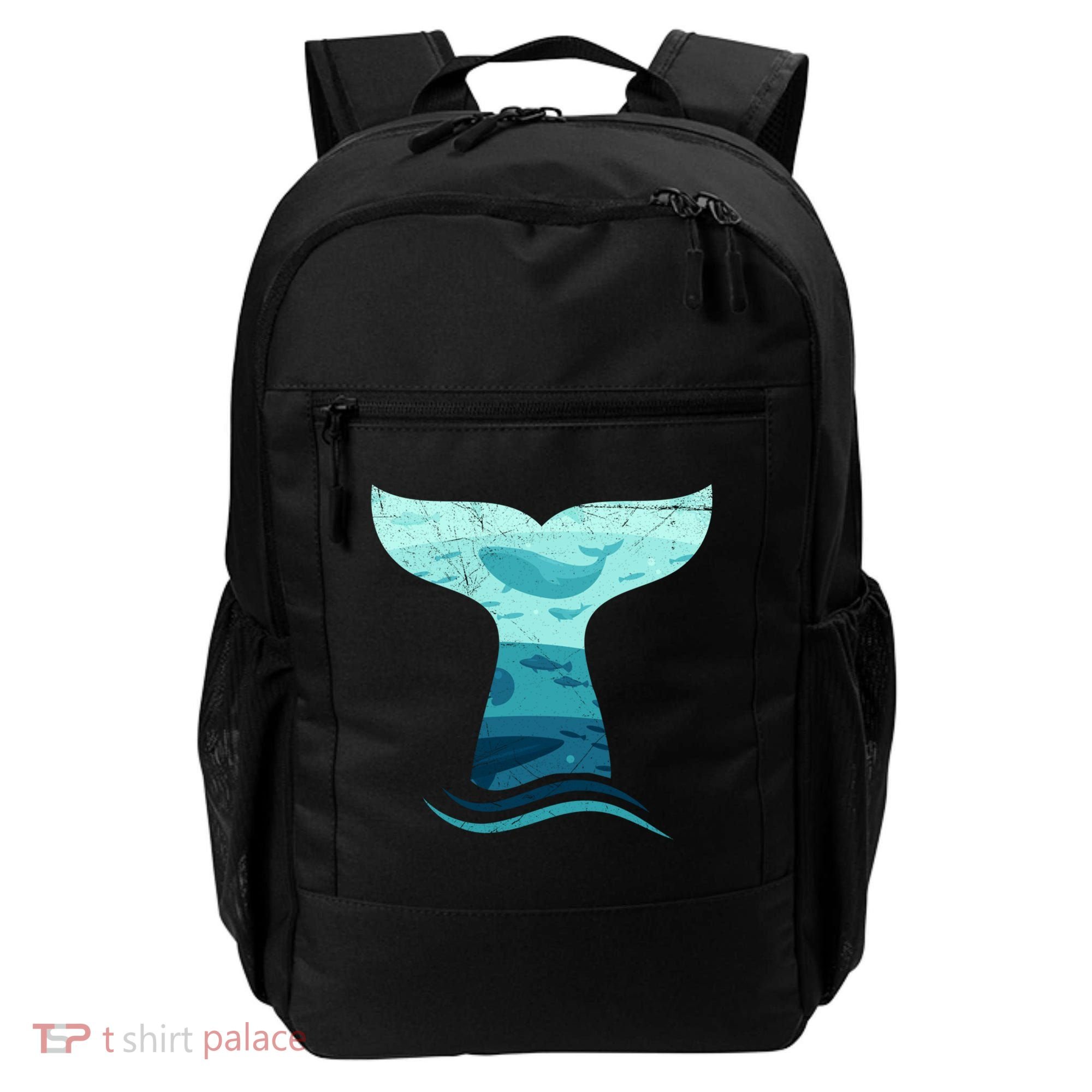Whale Tail In Waves Orca Ocean Cute Gift Backpack