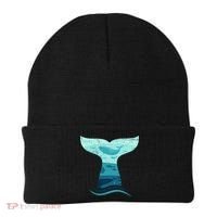 Whale Tail In Waves Orca Ocean Cute Gift Beanie thumb 0