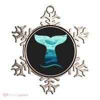 Whale Tail In Waves Orca Ocean Cute Gift Ornament thumb 0