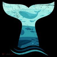 Whale Tail In Waves Orca Ocean Cute Gift Ornament thumb 1