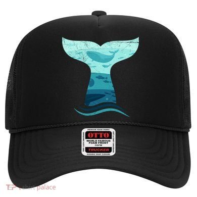 Whale Tail In Waves Orca Ocean Cute Gift Hat