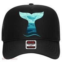 Whale Tail In Waves Orca Ocean Cute Gift Hat thumb 0