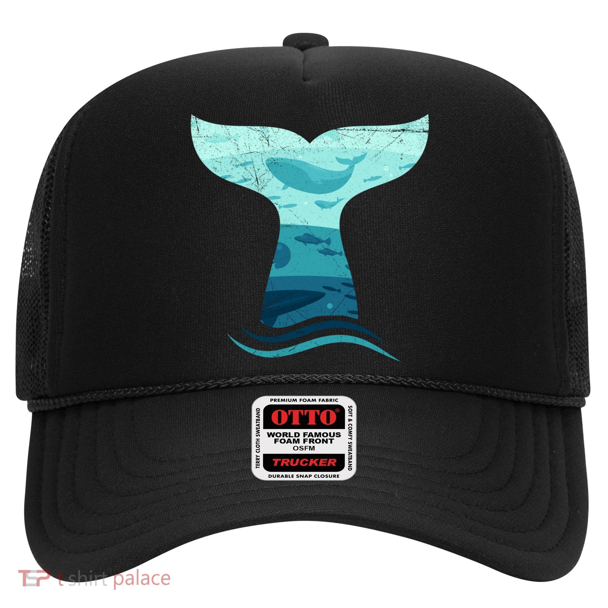 Whale Tail In Waves Orca Ocean Cute Gift Hat