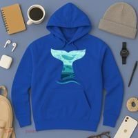 Whale Tail In Waves Orca Ocean Cute Gift Hoodie thumb 3