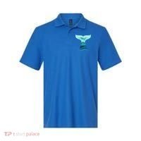 Whale Tail In Waves Orca Ocean Cute Gift Polo thumb 0