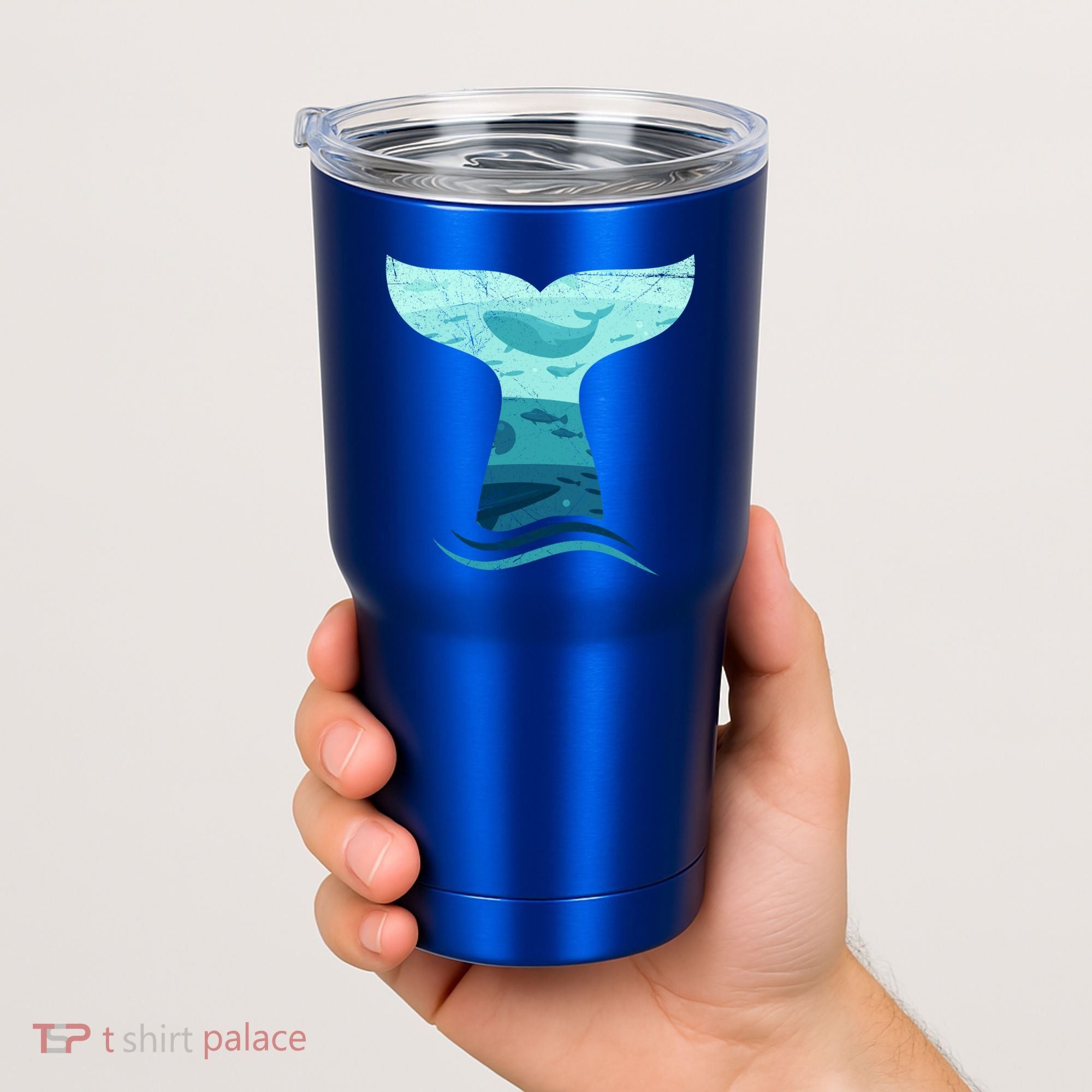 Whale Tail In Waves Orca Ocean Cute Gift Tumbler