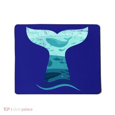 Whale Tail In Waves Orca Ocean Cute Gift Mousepad