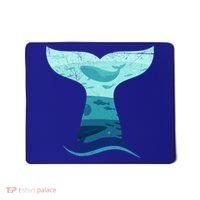Whale Tail In Waves Orca Ocean Cute Gift Mousepad thumb 0